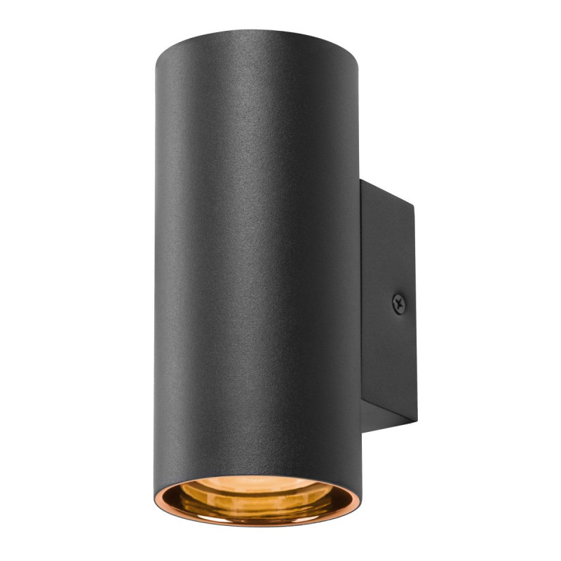 Applique murale ASTO TUBE cylindrique GU10 1x max. 10W noir - SLV - 1006441
