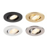 Collerette décorative UNIVERSAL DL intérieur rond noir orientable - SLV - 1007091