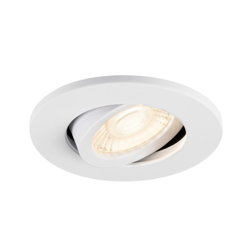 Collerette décorative UNIVERSAL DL intérieur rond blanc orientable - SLV - 1007092