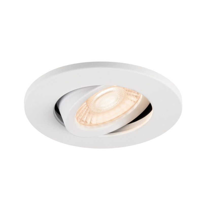 Collerette décorative UNIVERSAL DL intérieur rond blanc orientable - SLV - 1007092