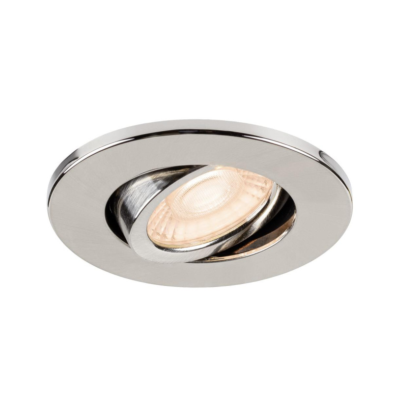 Collerette décorative UNIVERSAL DL intérieur rond alu brossé orientable - SLV - 1007093