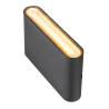 Applique murale OVAL 14WL 2700/3000&nbsp;K 6W noir - SLV - 1007142