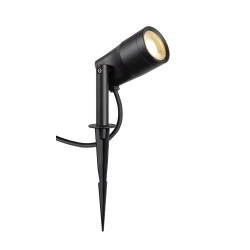 Projecteur ext. SYNA GARDEN spot piquet noir LED 6W 3000K 540lm IP65 - SLV - 1007147