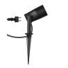 Projecteur ext. SYNA GARDEN spot piquet noir LED 6W 3000K 540lm IP65 - SLV - 1007147