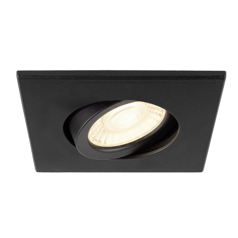 Collerette décorative UNIVERSAL DL intérieur carré noir orientable - SLV - 1007184