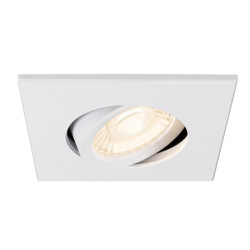 Collerette décorative UNIVERSAL DL intérieur carré blanc orientable - SLV - 1007185