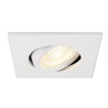 Collerette décorative UNIVERSAL DL intérieur carré blanc orientable - SLV - 1007185