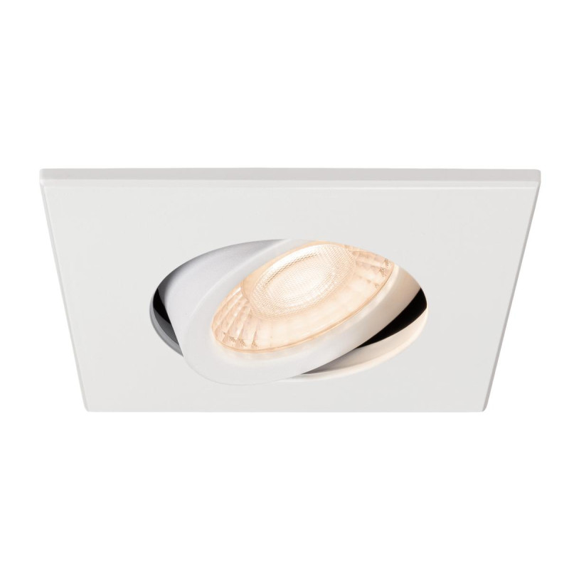 Collerette décorative UNIVERSAL DL intérieur carré blanc orientable - SLV - 1007185