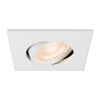 Collerette décorative UNIVERSAL DL intérieur carré blanc orientable - SLV - 1007185