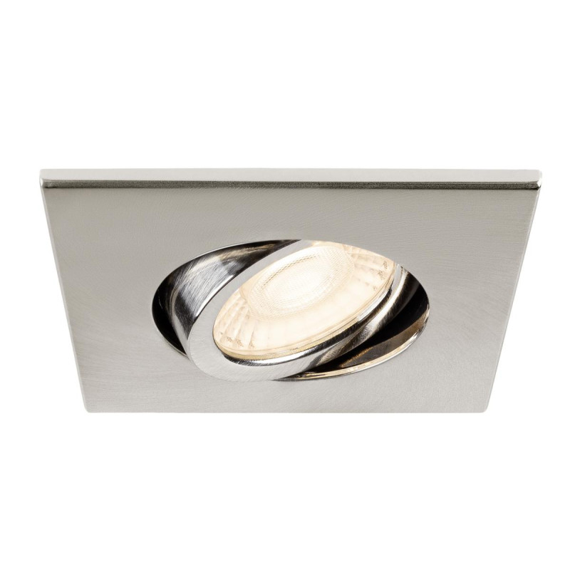 Collerette décorative UNIVERSAL DL intérieur carré alu brossé orientable - SLV - 1007186
