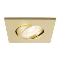 Collerette décorative UNIVERSAL DL intérieur carré or mat orientable - SLV - 1007194