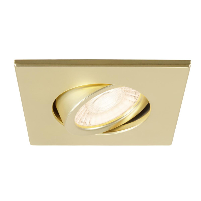 Collerette décorative UNIVERSAL DL intérieur carré or mat orientable - SLV - 1007194