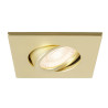 Collerette décorative UNIVERSAL DL intérieur carré or mat orientable - SLV - 1007194