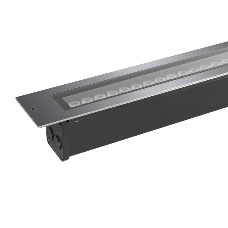 Encastré de sol DASAR® 600 18W 3000&nbsp;K IP65/IP67 carré inox - SLV - 1007195