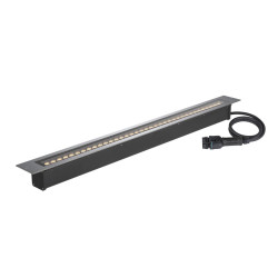 Encastré de sol DASAR® 1200 34W 3000&nbsp;K IP65/IP67 carré inox - SLV - 1007196