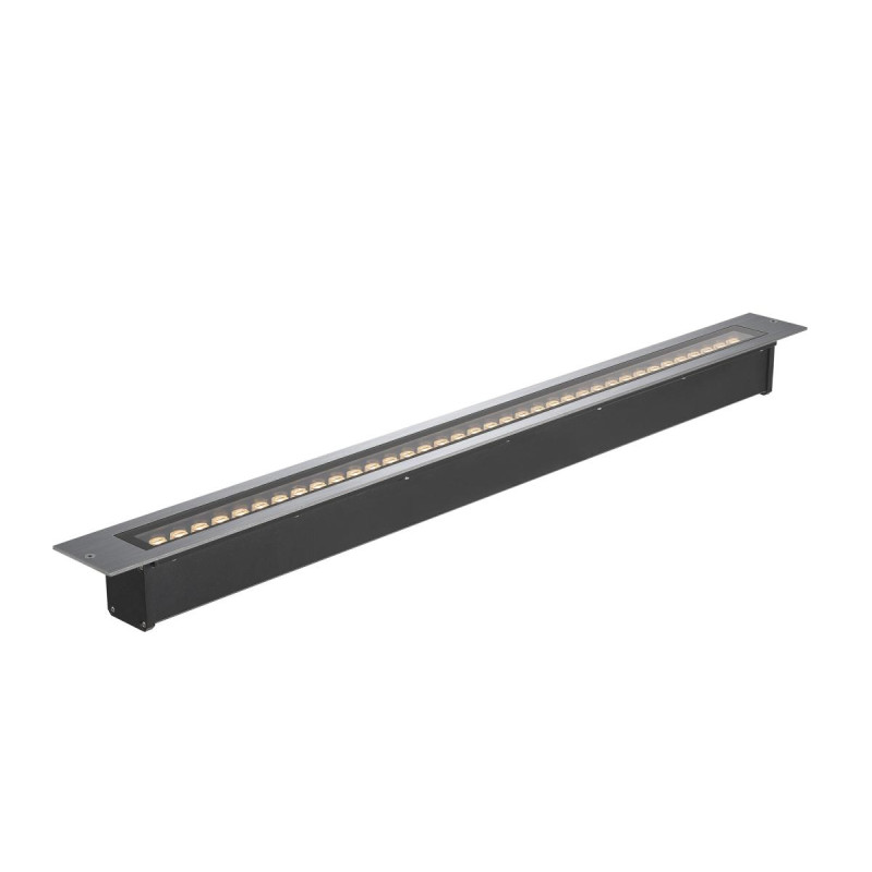 Encastré de sol DASAR® 1200 34W 3000&nbsp;K IP65/IP67 carré inox - SLV - 1007196