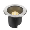 Encastré de sol rond DASAR 2.0 XL 24° 3000K alimentation DALI acier inoxydable - SLV - 1007241