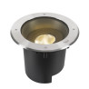 Encastré de sol rond DASAR 2.0 XL 24° 3000K alimentation DALI acier inoxydable - SLV - 1007241