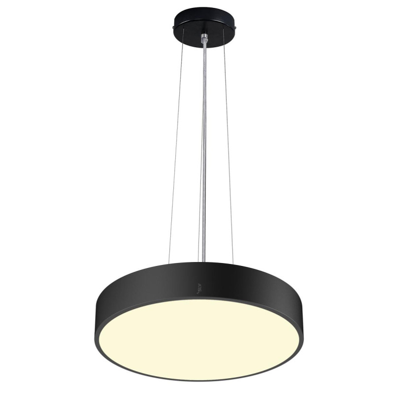 Applique et plafonnier MEDO® PRO 40 intérieur rond noir LED 19W IP 50 - SLV - 1007298