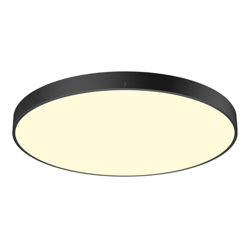 Plafonnier LED MEDO® PRO 90 intérieur rond noir LED 75W IP 50 IK02 - SLV - 1007310