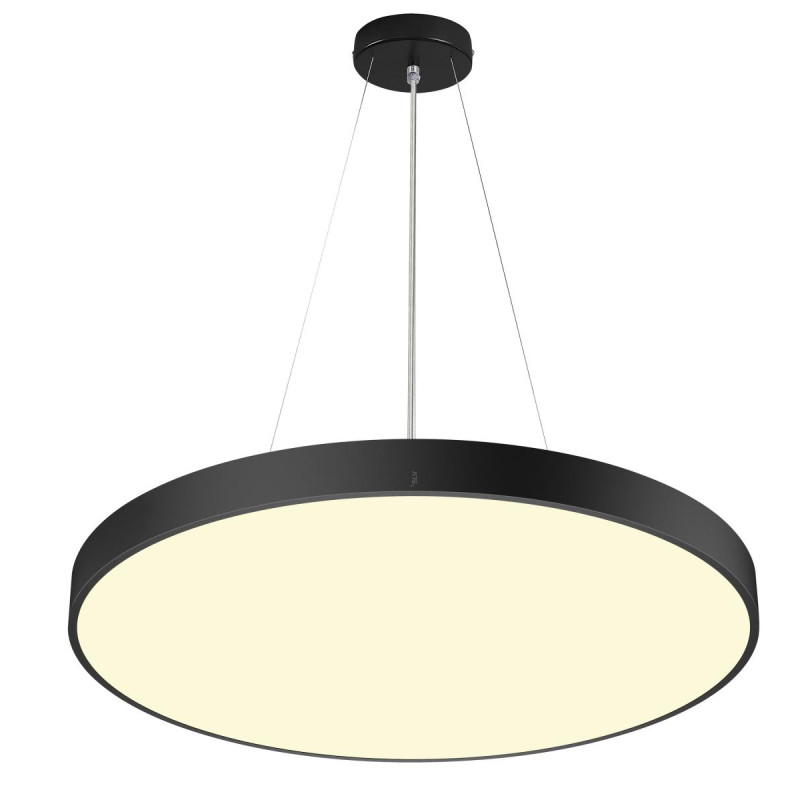 Plafonnier LED MEDO® PRO 90 intérieur rond noir LED 74W IP 50 IK02 - SLV - 1007314