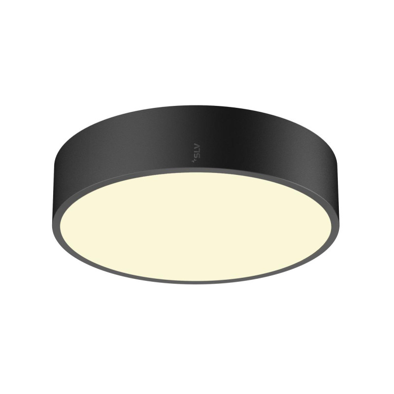 Applique et plafonnier MEDO® 30 intérieur rond noir LED 12W IP 50 IK02 - SLV - 1007316