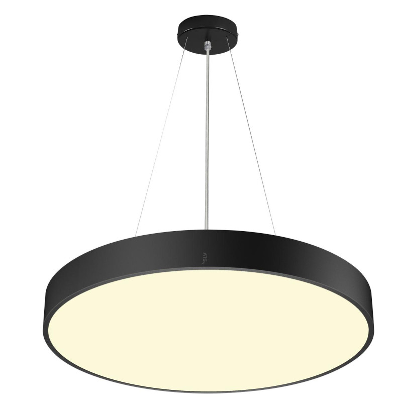 Applique et plafonnier MEDO® 60 intérieur rond noir LED 39W IP 50 IK02 - SLV - 1007322