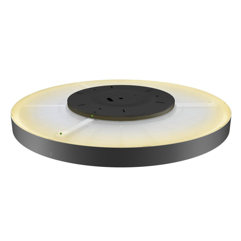 Plafonnier MEDO® 90 intérieur rond noir LED 79W IP 50 IK02 - SLV - 1007325