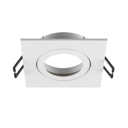 Collerette spot encastré NEW TRIA® 68 intérieur carré orientable blanc - SLV - 1007328