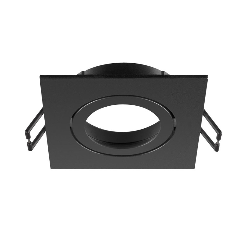 Collerette spot encastré NEW TRIA® 68 intérieur carré orientable noir - SLV - 1007329