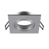 Collerette spot encastré NEW TRIA® 68 intérieur carré orientable alu - SLV - 1007330