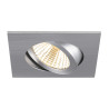 Collerette spot encastré NEW TRIA® 68 intérieur carré orientable alu - SLV - 1007330