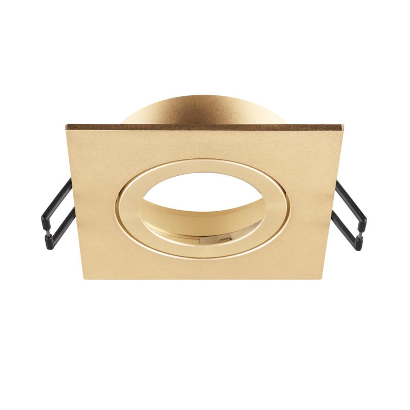 Collerette spot encastré NEW TRIA® 68 intérieur carré orientable doré - SLV - 1007331