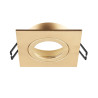 Collerette spot encastré NEW TRIA® 68 intérieur carré orientable doré - SLV - 1007331
