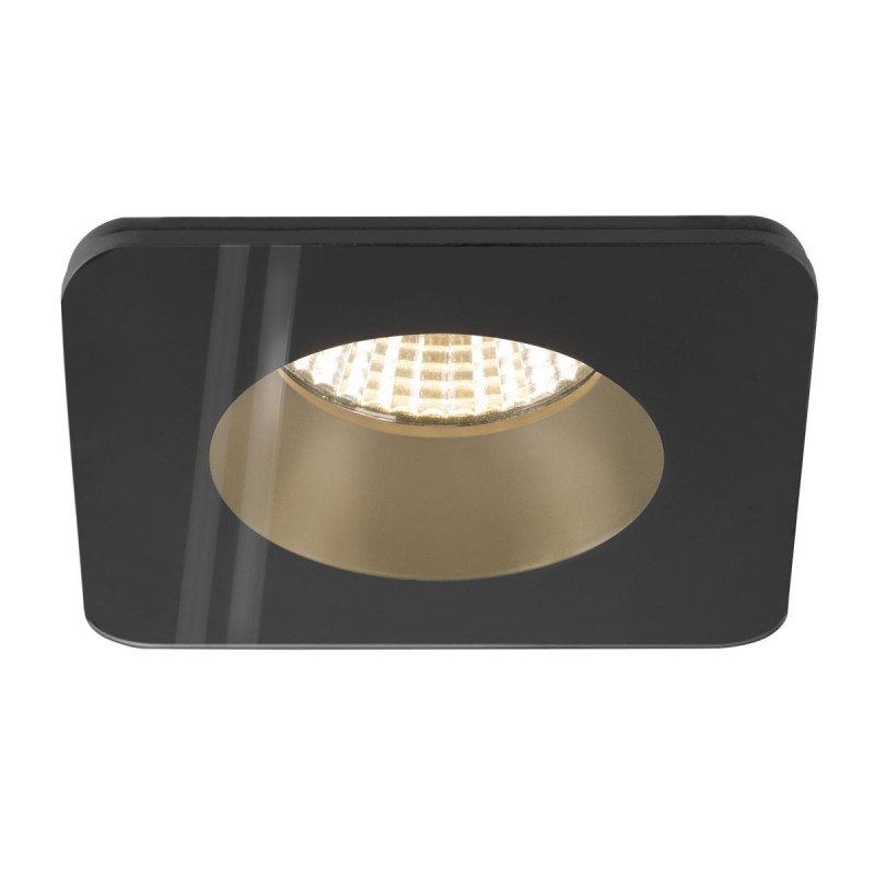 Collerette pour spot encastré NEW TRIA® 68 intérieur carré noir IP 65 - SLV - 1007338