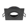 Collerette spot encastré NEW TRIA® 75 intérieur carré orientable noir - SLV - 1007340