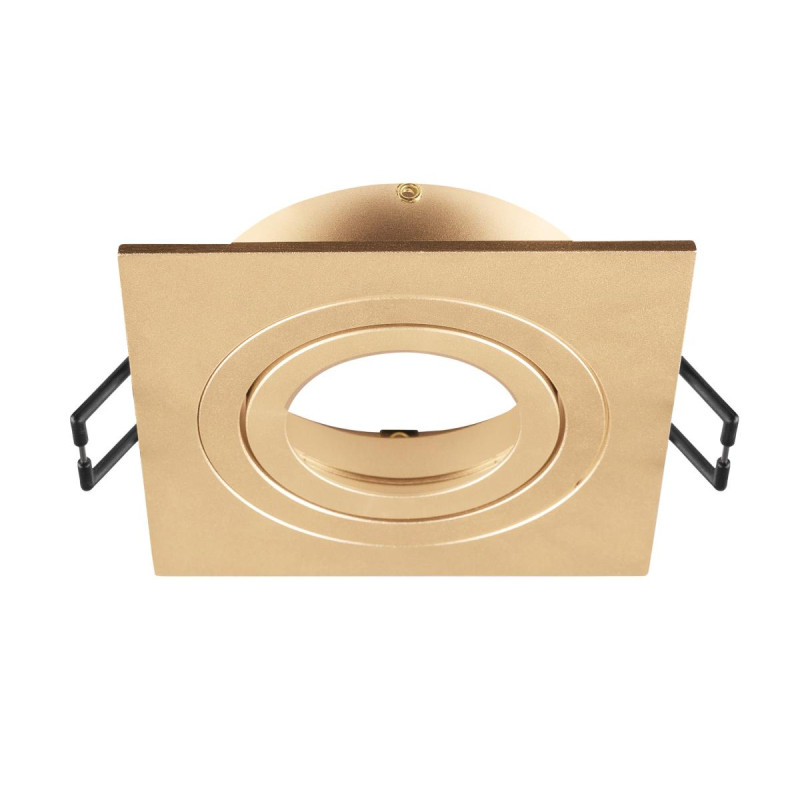 Collerette spot encastré NEW TRIA® 75 intérieur carré orientable doré - SLV - 1007341