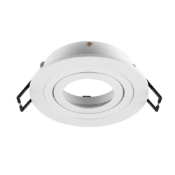 Collerette spot encastré NEW TRIA® 75 intérieur rond orientable blanc - SLV - 1007342