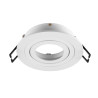 Collerette spot encastré NEW TRIA® 75 intérieur rond orientable blanc - SLV - 1007342