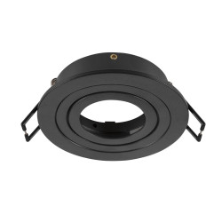 Collerette spot encastré NEW TRIA® 75 intérieur rond orientable noir - SLV - 1007343