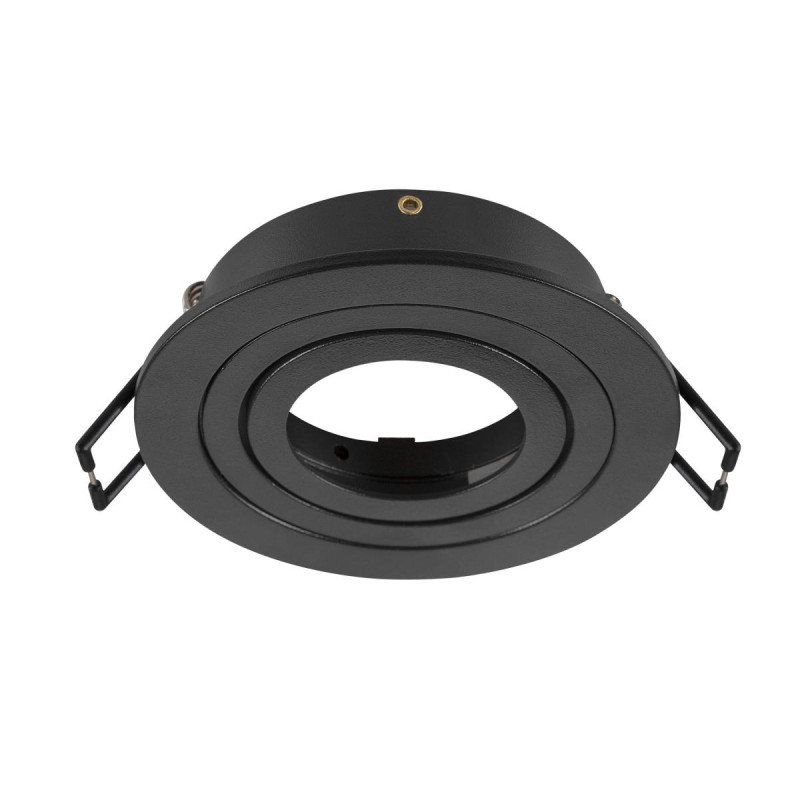 Collerette spot encastré NEW TRIA® 75 intérieur rond orientable noir - SLV - 1007343