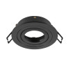 Collerette spot encastré NEW TRIA® 75 intérieur rond orientable noir - SLV - 1007343