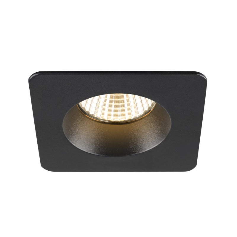Collerette pour spot encastré NEW TRIA® 68 intérieur carré noir IP 65 - SLV - 1007347