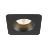 Collerette pour spot encastré NEW TRIA® 68 intérieur carré noir IP 65 - SLV - 1007347
