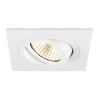 Collerette spot encastré NEW TRIA® 75 intérieur carré orientable blanc - SLV - 1007349
