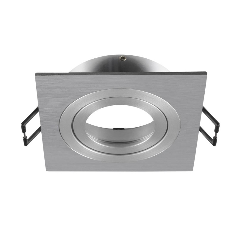 Collerette spot encastré NEW TRIA® 75 intérieur carré orientable alu - SLV - 1007350