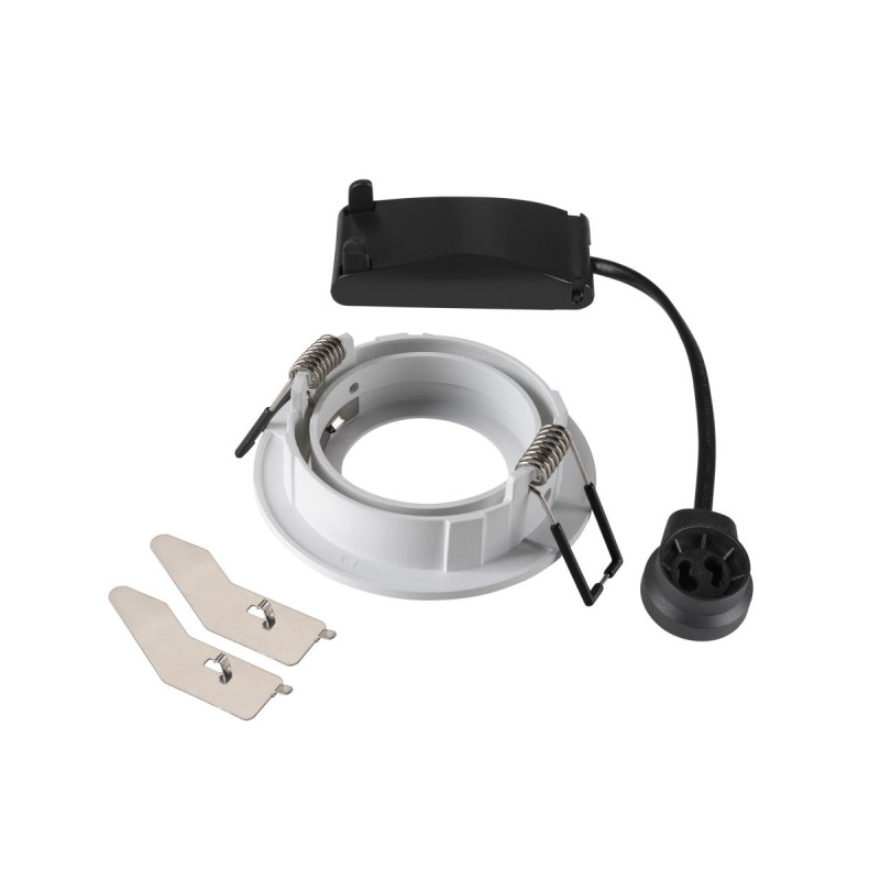 Spot encastré NEW TRIA® 68 int rond orientable blanc GU10 10W IP 20 - SLV - 1007368