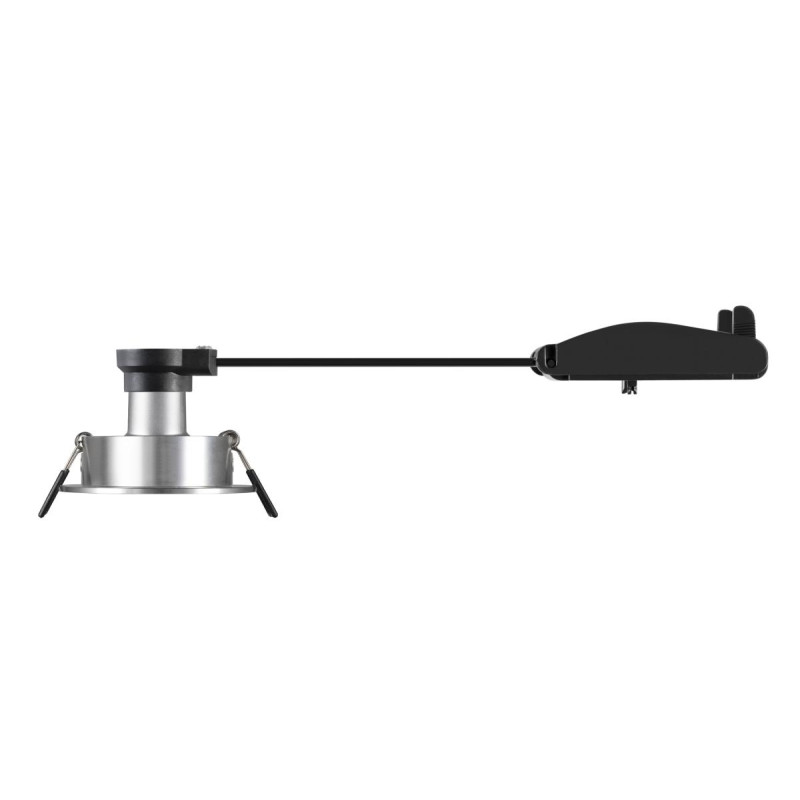 Spot encastré NEW TRIA® 68 int rond orientable alu GU10 10W IP 20 - SLV - 1007370