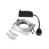 Spot encastré NEW TRIA® 68 int carré orientable blanc GU10 10W IP 20 - SLV - 1007371