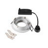 Spot encastré NEW TRIA® 75 int rond orientable blanc GU10 10W IP 20 - SLV - 1007374